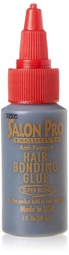 Salonpro Salon Pro Hair Extension Bonding Glue Black 1 Oz - Image 1