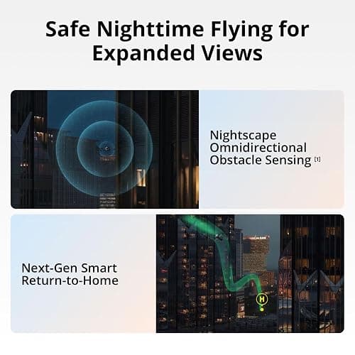 DJI Air 3S (RC-N3), Drone with Camera 4K, Dual-Camera Drone with 1" CMOS Wide-Angle Camera, 4K/60fps HDR Video & 14 Stops of Dynamic Range, 45-Min Max Flight Time, 20km Transmission Range thumbnail 3