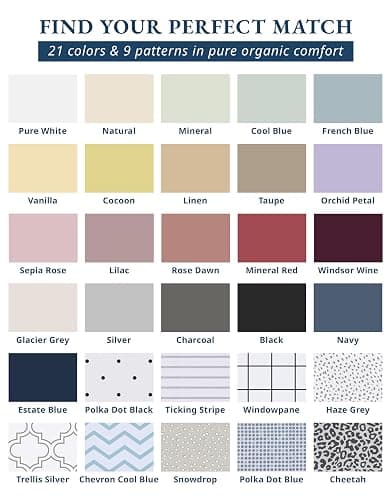 LANE LINEN Eco Friendly 100% Organic Cotton Queen Sheet Set, Soft & Comfy Fully Elasticized 15" Deep Pocket Bed Sheets, Low Pill Naturally Cooling Machine Wash Sábanas Queen- White Bed Sheets thumbnail 3