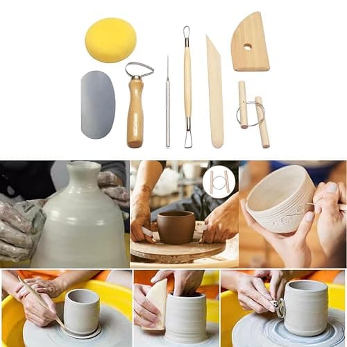 Clay Tools Kit, 52 PCS Complete Clay Tools Set for Sculpting and Pottery, Pottery Tools Includes Polymer Clay Tools, Sculpting Tools, Ceramic Tools, Clay Carving Tools, Perfect Pottery Tool Kit thumbnail 5