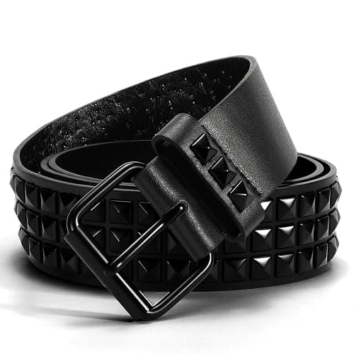 YA BELT Studded Belt for Women and Men Goth Metal Punk Belt Scene Style Cool Belts for Jeans thumbnail 4