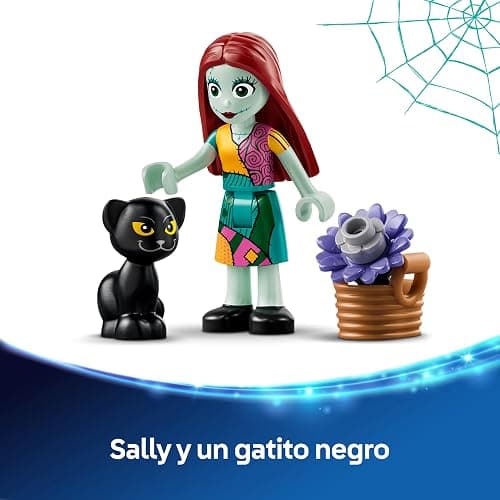 LEGO | Disney Maceta de Sally - Decoración del Dormitorio con 2 Flores Artificiales, Mini Muñeca y Gato Negro de Juguete - Regalo para Niñas de 9+ Años y Fans de Pesadilla Antes de Navidad - 43288 thumbnail 5