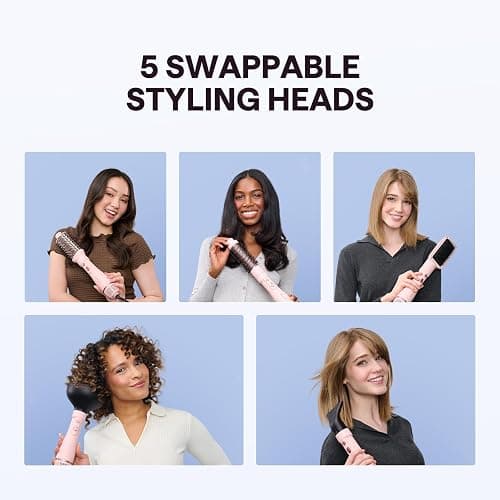 Wavytalk Warmluftbürste, 5 in 1 Hairstyler, Föhnbürste zum Trocknen und Stylen in One Step, AIR SCULPT Für Schnelles Volumen, Locken, Glätten, Salon-Blowouts, 3 Temperaturen, Keramik, Eurostecker thumbnail 3