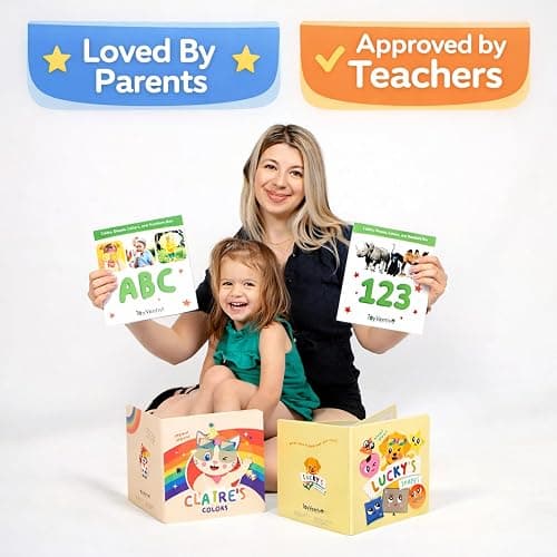 TOYVENTIVE Educational Books, Flash Cards, and Puzzles - Birthday Gifts for 1, 2, 3, and 4 Year Old Boys, Toddler Learning Toys and Activities thumbnail 6