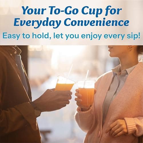 Homestockplus 15 oz Clear PET Plastic Cups with Lids and Straws - 100 Pack Leak-Proof Disposable Plastic Coffee Cups Iced Coffee Cups for Smoothies, Bubble Tea & To-Go Cold Drinks thumbnail 5