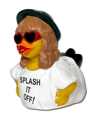 CelebriDucks - Tail-RRR - Splash It Off - Floating Rubber Ducks - Collectible Bath Toy Gift for Kids & Adults of All Ages thumbnail 7