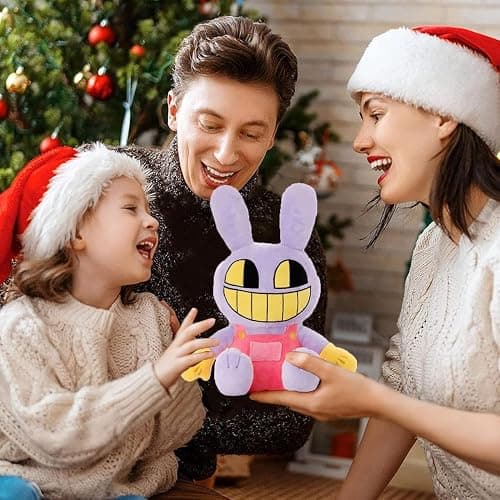 SAJISP The Amazing Digital Circus Plush,10" Jax Plushies Toy Gift, Cute Stuffed Figure Doll for Kids and Adults, Birthday Halloween Christmas Choice for Boys Girls thumbnail 2