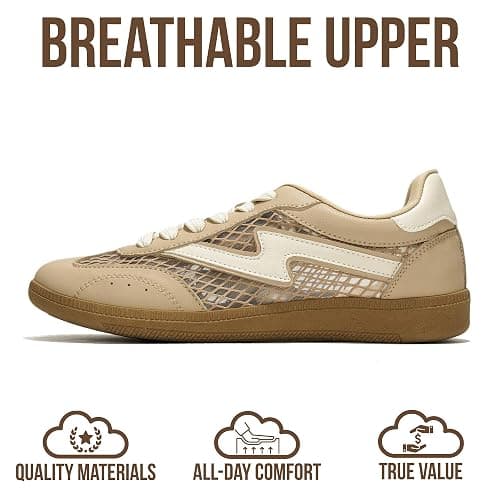 Project Cloud Fashion Sneakers for Women 2026 - Lace-Up Shoes Trendy Women Sneakers with Memory Foam Insole Women's Fashion Sneakers Non-Slip Womens Shoes (Irita) thumbnail 4