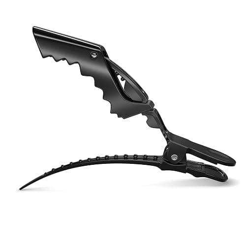 FRAMAR Black Alligator Clips For Hair Styling 10 Pack – Professional Alligator Hair Clips For Women, Hair Clip For Women, Black Hair Clips For Styling – Firm Hold Without Slipping thumbnail 3