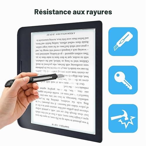 Pour KOBO Libra 2 / KOBO Libra Colour 7.0" Verre Trempé Protecteur 2 Pièces | protecteur offre une dureté de niveau 9H thumbnail 4