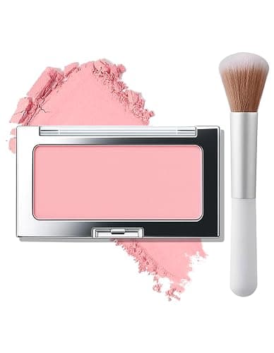Erinde Nude Pink Matte Blush Powder, Long-Lasting Buildable Color Blush for Cheeks and Face, Lightweight Smooth Formula, Flattering for All Skin Tones, Natural Everyday Makeup Essential,#4 - Image 1
