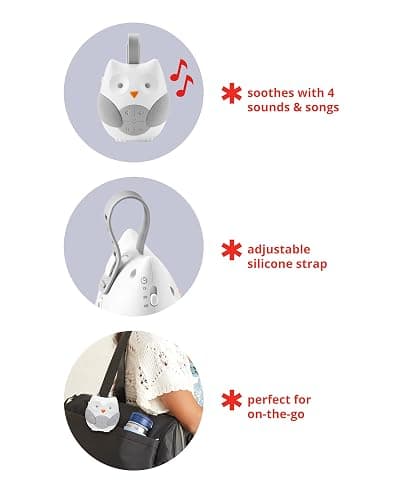 Skip Hop Portable Baby Sound Machine, Stroll & Go, Owl thumbnail 3