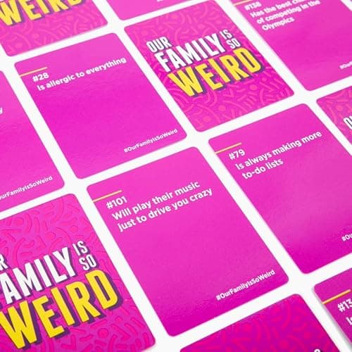 Our Family is So Weird | A Family Card Game to Decide Who’s Most Likely To | 150 Prompt Cards, 6 Dry-Erase Boards & Markers, 3+ Players, Family Game Night, Screen-Free Activity, Thanksgiving Activity thumbnail 3