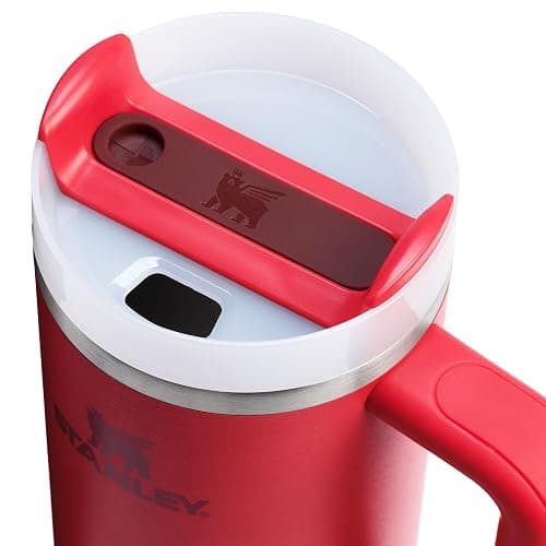 STANLEY Quencher H2.0 Tumbler with Handle and Straw 30 oz | Flowstate 3-Position Lid | Cup Holder Compatible for Travel | Insulated Stainless Steel Cup | BPA-Free | Chili Red thumbnail 2