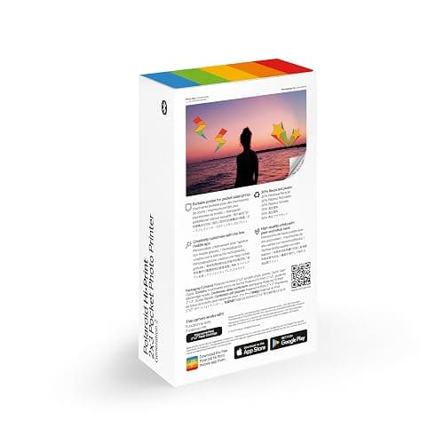 Polaroid Hi-Print - 2nd Generation Bluetooth Connected 2x3 Pocket Photo Dye-Sub Printer - White Printer Only (9128) thumbnail 3