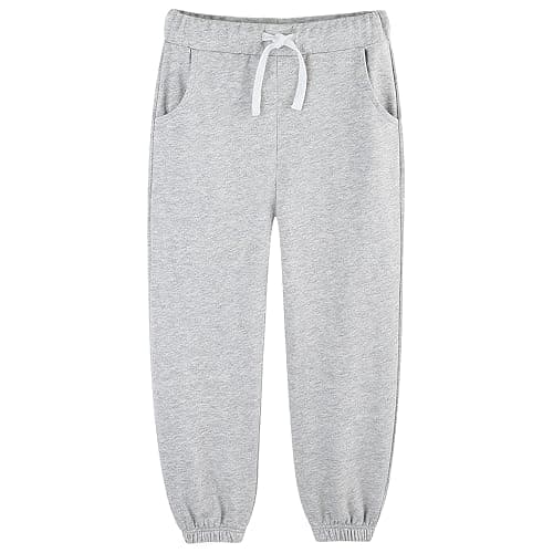 Bumeex 3 Pack Toddler and Boy Sweatpant Joggers Pants Fashion Cinched Hem Athletic Jogging Sweat Pant 100% Cotton 2-14 Years thumbnail 3