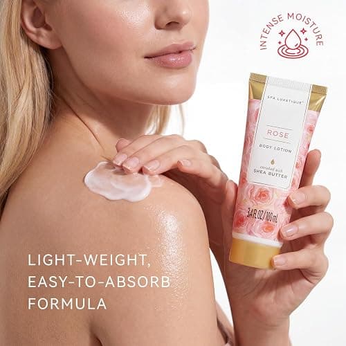 spa luxetique Gift Set For Women, Bath Sets for Women Gift, 8 Pcs Rose Spa Basket Includes Bubble Bath, Shower Gel, Body Lotion, Mom Birthday Gifts, Mother‘s Day Gifts for Her thumbnail 5