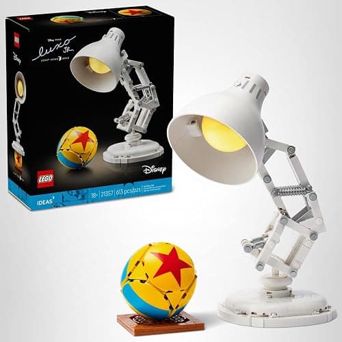 LEGO Ideas Disney Pixar Luxo Jr. - Room Decor and Building Set for Adults - Office and Desk Decor for Women and Men, Ages 18+ - Brick-Built Lamp DIY Kit - Collectible Gift Idea for Movie Fans - 21357 thumbnail 8