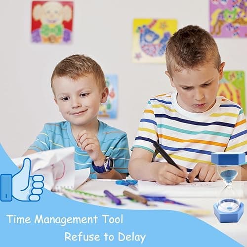 6 Pcs Colorful Hourglass Sandglass Timer Sand, Sand Timer, Clock Timer 3/5/10/15/20/30 Minutes for Kids Games Classroom Home Office Kitchen Use thumbnail 2