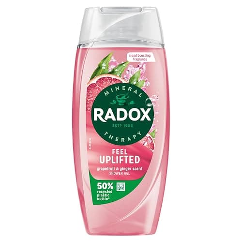 Radox Mineral Therapy Feel Uplifted Body Wash shower gel with a grapefruit & ginger fragrance for an uplifting shower experience 6x 225 ml - 225 ml (Pack of 6) thumbnail 2