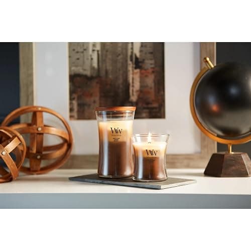 WoodWick Café Sweets Medium Hourglass Trilogy Candle, 9.7 oz. - Cafe Sweets Trilogy - Medium Hourglass thumbnail 5