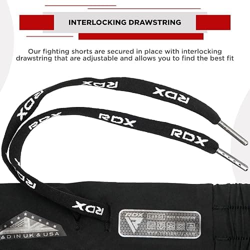 RDX MMA Shorts for Training & Kickboxing – Fighting Shorts for Martial Arts, Cage Fight, Muay Thai, BJJ, Boxing, Grappling thumbnail 4