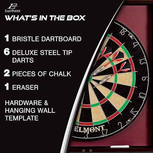 EastPoint Sports Belmont Bristle Dartboard and Cabinet Set thumbnail 2
