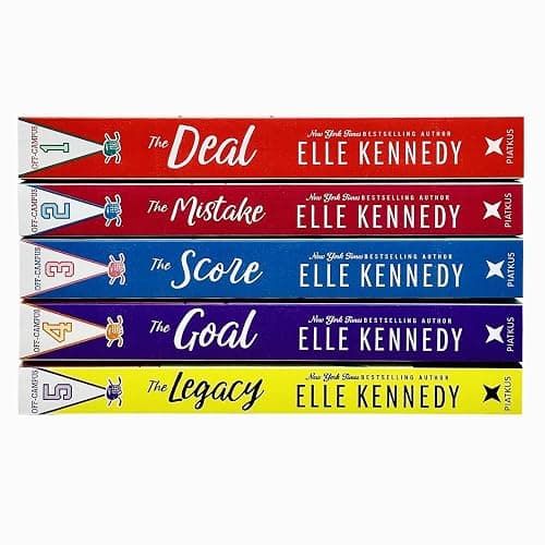 Off-Campus Series 5 Books Collection Set By Elle Kennedy (The Deal, Mistake, Score, Goal, Legacy) thumbnail 2