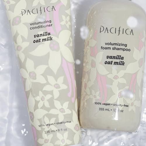 Pacifica Vanilla Oat Milk Hair Conditioner – Volumizer for Fine/Flat Hair, Weightless Oat Milk & Apple Extract for Bounce & Smoothness, Silicone Free Clean Beauty, Vegan Cruelty-Free thumbnail 14