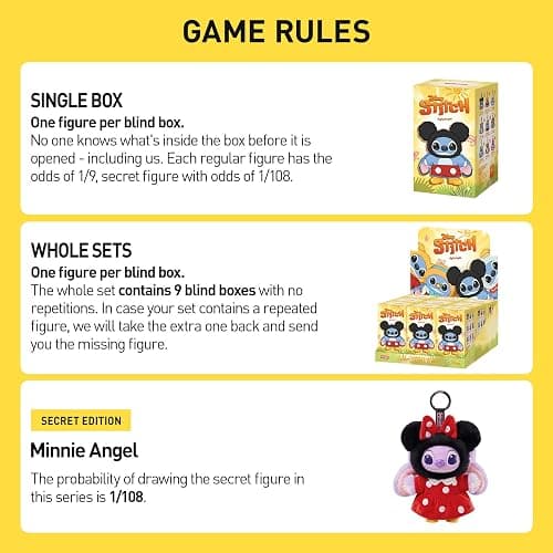 POP MART Stitch Adventure Series, Blind Box Keychain – Vinyl Plush, Bag Charm, Collectible Holiday Birthday for Kids Adults, Single Box thumbnail 8
