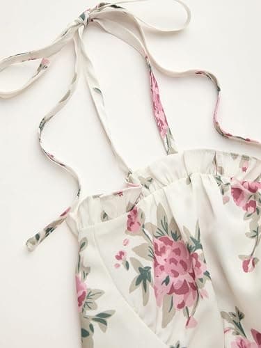CIDER Womens Summer Dresses Floral Spaghetti Strap Cute Vacation Sundress Dress Boho Casual Outfits thumbnail 4