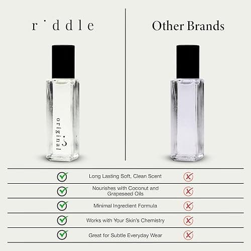 Riddle Original Roll On Pheromone Perfume Made in USA - Premium Rollerball Subtle Fragrance for Women - Long-Lasting Cruelty-Free Alcohol-Free Gentle on Skin - Ideal for Daily Use and Travel thumbnail 7