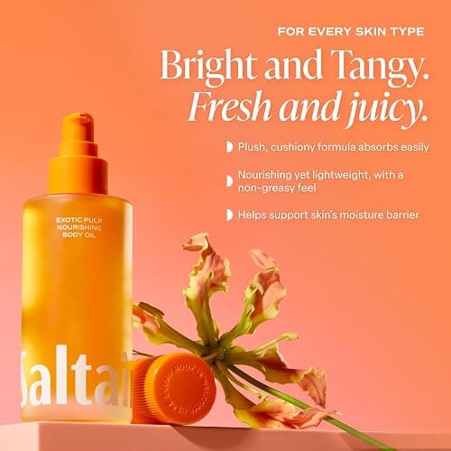 Saltair Body Oil – Silky After Shower and Bath Dry Oil for Women and Men – Non-Greasy, Well-Absorbing Moisturizer for Hydrating Dry Skin – Exotic Pulp Scent, 4oz thumbnail 5