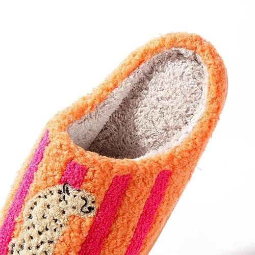 ULEL Women's Men's Cute Frog Slippers Fuzzy Memory Foam Kawaii Cartoon Animal Slippers Winter Warm Fluffy Shoes thumbnail 7