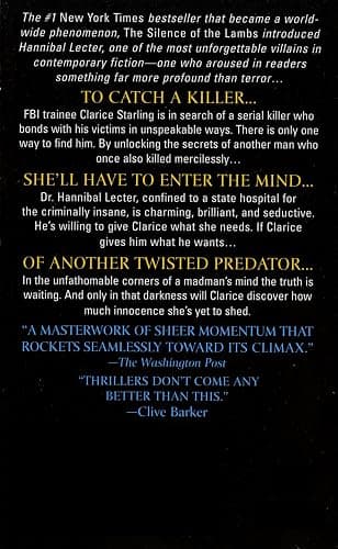 The Silence of the Lambs (Hannibal Lecter) thumbnail 2