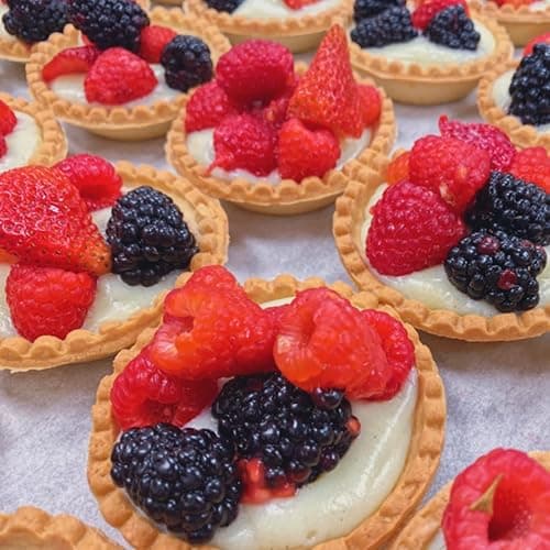 Dicunoy Set of 36 Egg Tart Molds for Baking, Mini Tartlet Tins, Ensaymada Molder Filipino, Resuable Brioche Mold, Cupcake Cookie Baking Tool for Tart Shells, Mini Cake, Pudding, Muffin thumbnail 6