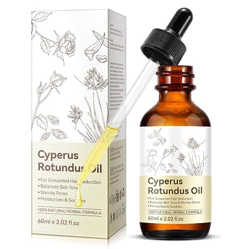 Rulviou Cyperus Rotundus Oil,Natural Cyprus Oils For Hair Removal,Gentle and Effective Cypress For Reducing Body Hair Growth, Ideal for All Skin Types 2 fl.oz thumbnail 8