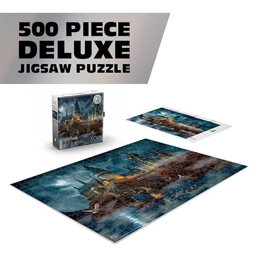 Buffalo Games - Harry Potter Thomas Kinkade - 500 Piece Puzzle for Adults | Silver Select, Officially Licensed, Recycled Board, Finished Size 21.25 x 15 in, Includes Poster, Giftable Drawer Box thumbnail 3