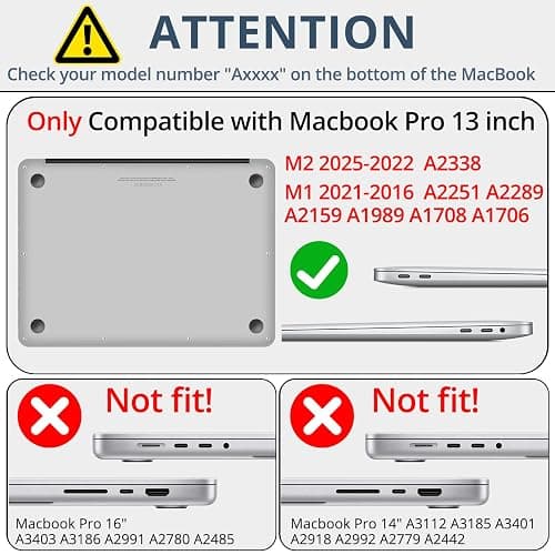 AKIT Pattern Case for MacBook Pro 13 inch M2 M1 2022-2016, SumPink Pattern | Unique Funny Printed, Hard Shell Protector, Scratch Resistant, Lightweight, Easy Snap-On Installation, Home, Offcie, School thumbnail 2