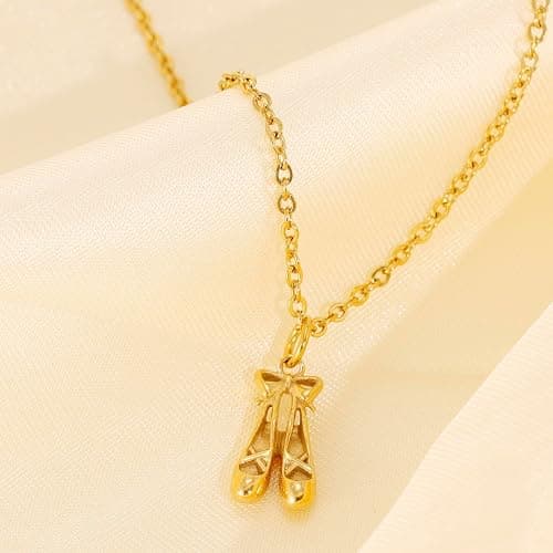 Kivosliviz Ballet Gifts for Women Young Teenage Dancer Teachers Students Jewelry Ballerina Necklace thumbnail 5