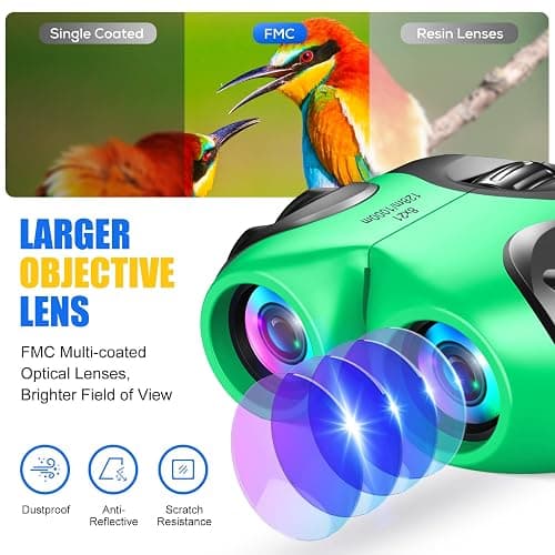 LET'S GO! Binocular for Kids, Compact High Resolution Shockproof Binoculars thumbnail 4