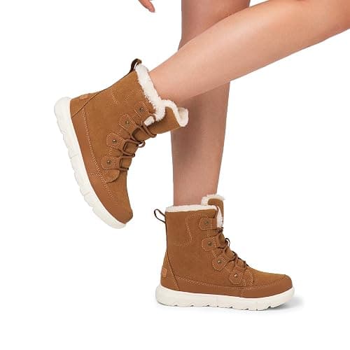 DREAM PAIRS Womens Winter Boots Cozy Faux Fur Anti-Slip Snow Boots Lace Up Comfort Stylish Ankle Booties for Cold Weather City Walk thumbnail 6