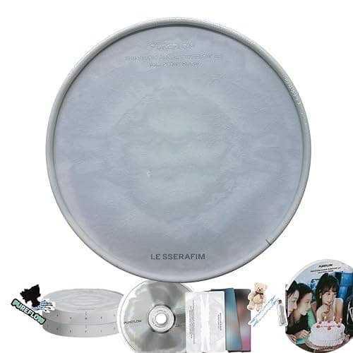 LE SSERAFIM PUREFLOW pt.1 2nd Album [PEONY ROOM Ver.] Photobook + CD + Photocard + Sticker + Punch-Out Board (BOOMPALA) Grey Color - Image 1