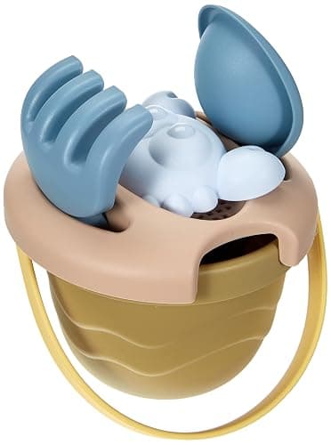 Dantoy: Tiny BIO - Bucket Playset - 5 Pieces, Indoor & Outdoor Play, Bath-Beach-Backyard-Water, Preschool Sensory Toy, Kids, Baby & Toddlers Age 10mo+ - Image 1