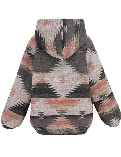 COWOKA Women's Aztec Print Pattern Western Ethnic Half Zip Long Sleeve Pullover Hoodie Sweatshirt thumbnail 2
