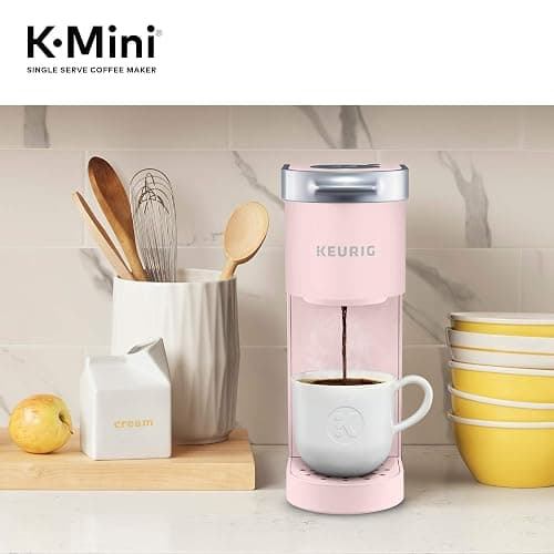 Keurig K-Mini Single Serve K-Cup Pod Coffee Maker, 6 to 12oz Brew size, with Cord Storage, Perfect for Small Spaces, Dusty Rose - Dusty Rose thumbnail 11