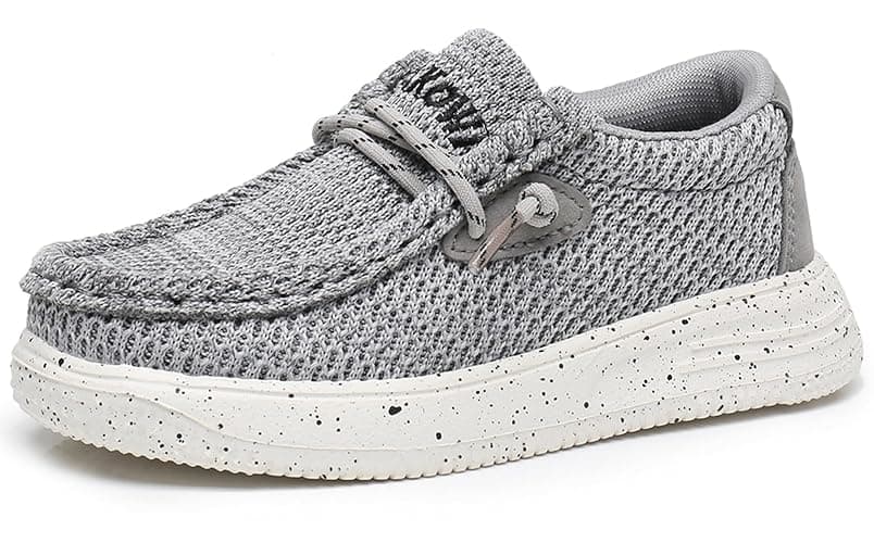 Apakowa Kids Boys Girls Loafers Slip-On Casual Walking Shoes Comfortable & Lightweight (Toddler/Little Kid/Big Kid) - Image 1