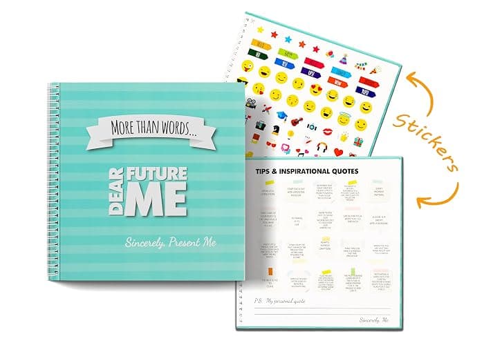 Letters to My Future Self: Life Journal - Scrapbook. Write Now. Paste Photos. - Gratitude - Memory Book - Childhood, Present, Future - Gifts for teens Girls & Boys thumbnail 5
