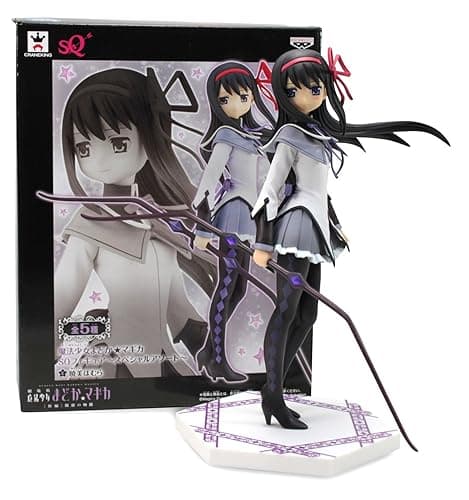 Banpresto Puella Magi Madoka Magica - 48609 - 8" Homura Akemi SQ Figure - Image 1