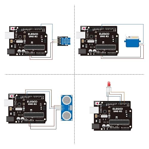 ELEGOO UNO Project Super Starter Kit with Tutorial and UNO R3 Board Compatible with Arduino IDE thumbnail 7